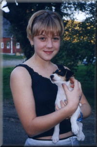 Kaylah takes a moment to pose with Sam